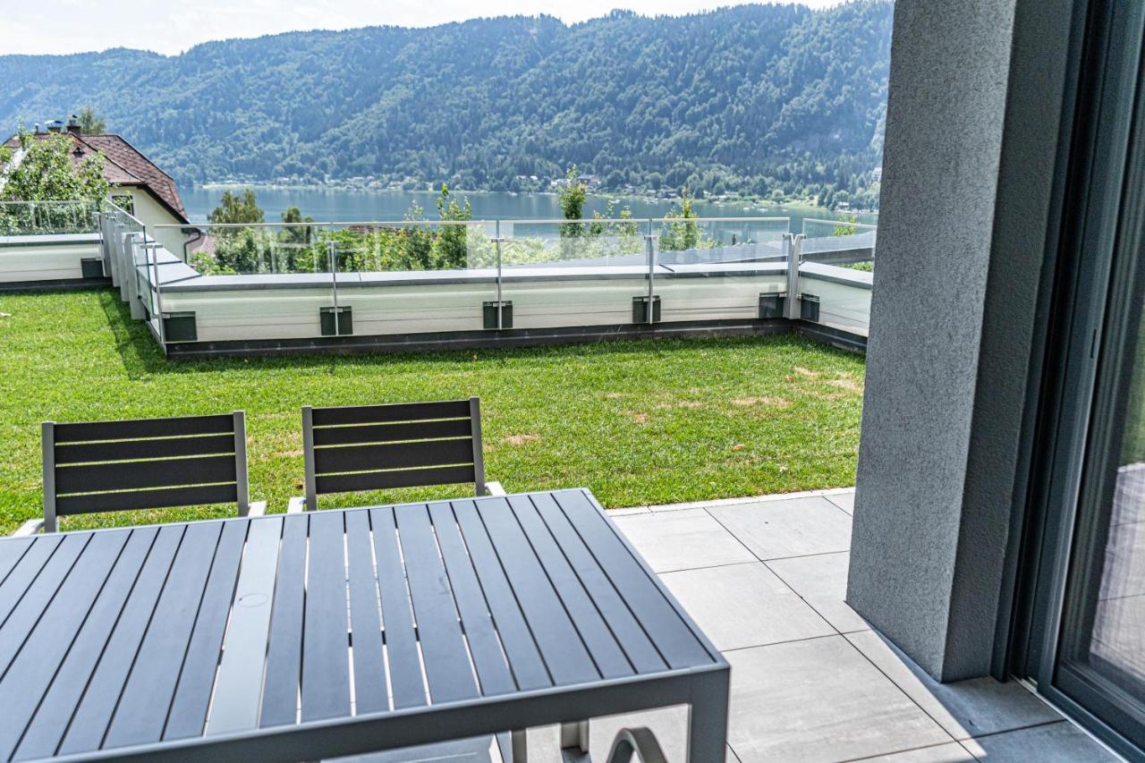 Top 5 Alpe Maritima - Traumhafte Ferienwohnung Mit Seeblick Und Bergkulisse Am Ossiacher See Annenheim Exterior foto